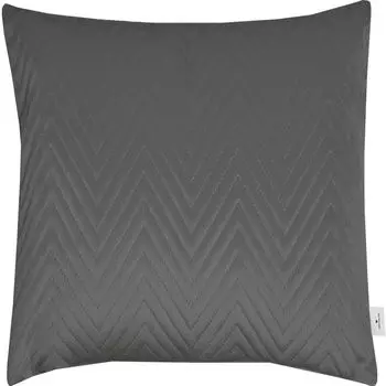 TOM TAILOR декоративный чехол на подушку French Velvet Ultra Grey 40 x 40 см