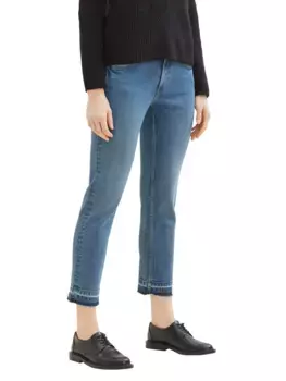 TOM TAILOR Джинсы узкого кроя "Эльза", длина 7/8 Tom Tailor Denim, цвет Used Mid Stone Blue Denim
