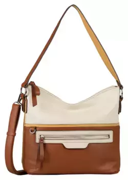 TOM TAILOR Hobo "Сумка Hobo", с задним отделением на молнии, цвет Cognac
