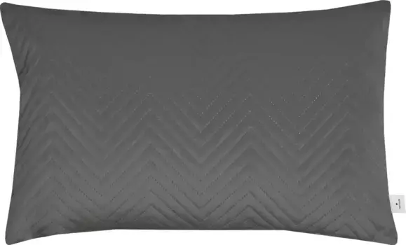 TOM TAILOR HOME декоративная подушка "Французский бархат ультра", из мягкого микробархата, чехол без наполнителя, 1 шт 40х40 см, серый