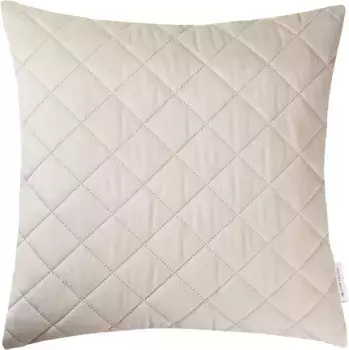 TOM TAILOR HOME декоративная подушка "FrenchVelvet Quilt", чехол без наполнителя, 1 шт 45х45 см, шампань/бежевый