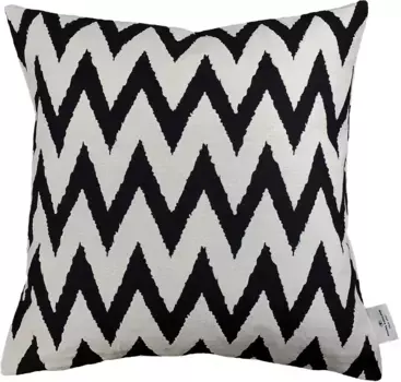 TOM TAILOR HOME декоративная подушка "Стрела", чехол без наполнения, 1 шт 60х60 см, черный/белый