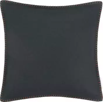 TOM TAILOR HOME декоративная подушка "Войлок", с окантовкой контрастного цвета, чехол без наполнителя, 1 шт 40х40 см, темно-зеленый/зеленый