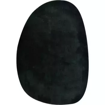 TOM TAILOR HOME Ковер Shaggy Уютный, овальный, высотой 25 мм, однотонный, также в пастельных тонах, идеально подходит для гостиной и спальни, темно-зеленый