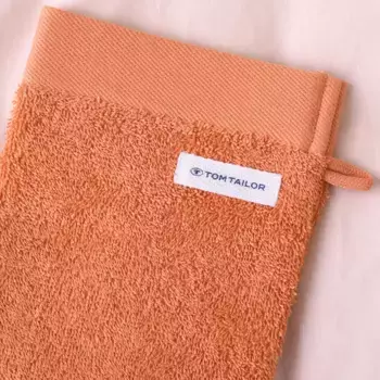 TOM TAILOR HOME Рукавица для мытья «COLOR BATH Рукавица» (6 шт., набор из 6 рукавиц для мытья 16 х 21 см), цвет Dark Coral