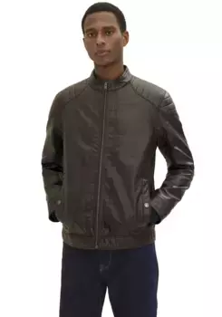 TOM TAILOR куртка из искусственной кожи, цвет Espresso Brown