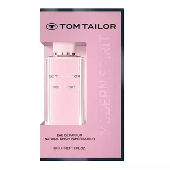 Tom Tailor Modern Spirit Perfume для женщин 50 мл — цветочная парфюмированная вода с веганской формулой — бергамот, цветы, мускус, сандал и ваниль — бодрящий и свежий