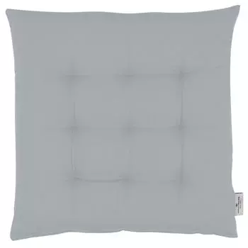 TOM TAILOR Подушка для сиденья с 9-точечной стежкой DOVE серебро 40 x 40 см