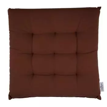 TOM TAILOR Подушка для сиденья с 9-точечной стежкой DOVE темно-коричневый 40 x 40 см
