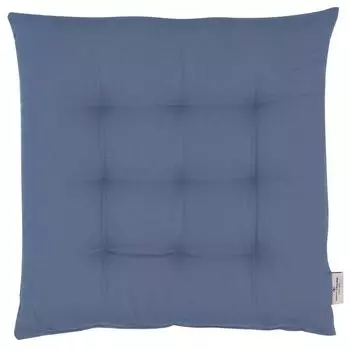 TOM TAILOR Подушка для сиденья с 9-точечной стежкой DOVE голубь 40 x 40 см, синий