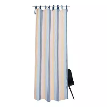 TOM TAILOR Полупрозрачная штора с вкладками STROKE Multicolor 130 x 250 см, мультиколор