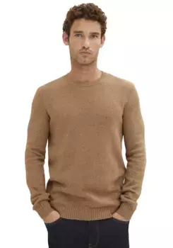 TOM TAILOR вязаный свитер, цвет Camel Meliert