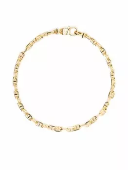 Tom Wood браслет Cable из позолоченного серебра, золотой