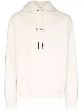 Tom Wood худи с кулиской и логотипом, белый