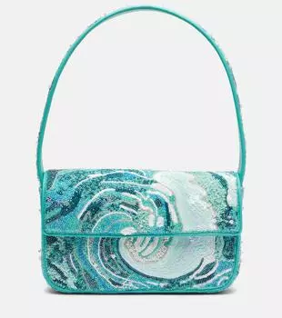 Томми сумка через плечо с бусинами Staud, Tidal Wave