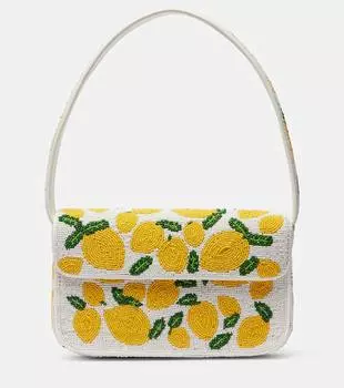 Томми сумка через плечо с бусинами Staud, Ello - Lemons