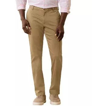 Tommy Bahama Boracay Брюки из эластичного сатина с плоской передней частью, коричневый