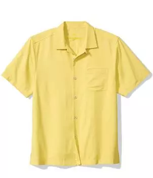 Tommy Bahama IslandZone Тканая рубашка в клетку с короткими рукавами в клетку Coastal Breeze, зеленый