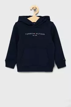 Tommy Hilfiger Детская хлопковая толстовка, темно-синий