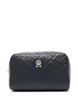 Tommy Hilfiger косметичка Iconic с тиснением, синий