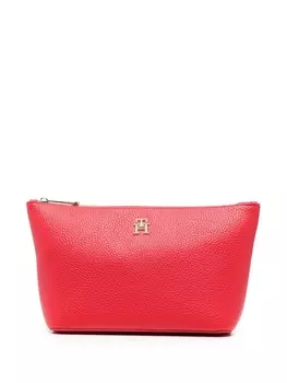 Tommy Hilfiger косметичка с монограммой, красный