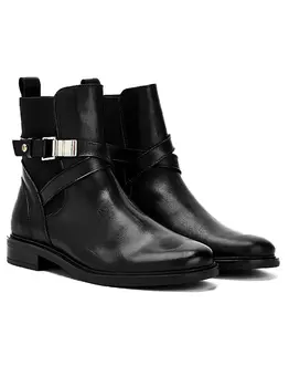 Tommy HILFIGER Кожаные ботинки, черный
