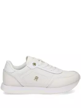 Tommy Hilfiger кожаные кроссовки с логотипом, белый