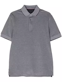 Tommy Hilfiger меланжевая рубашка поло, синий