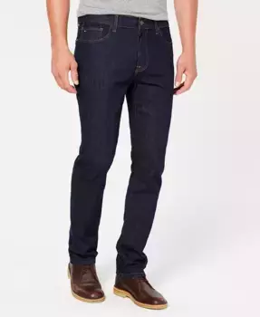 Tommy Hilfiger Мужские прямые джинсы с эффектом стрейч, синий