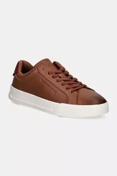 Tommy Hilfiger TH COURT SEASONAL WINTER 4A кожаные кроссовки, коричневый
