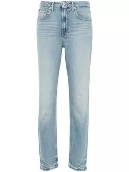 Tommy Hilfiger узкие джинсы-сигареты с высокой посадкой, синий