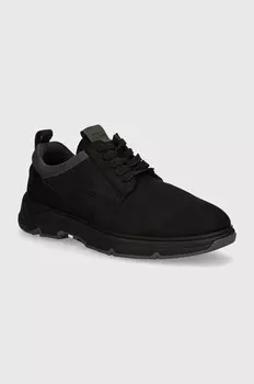 Tommy Hilfiger замшевые кроссовки HILFIGER NUBUCK MIX HYBRID SHOE, черный