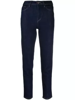 Tommy Hilfiger зауженные джинсы Gramercy с завышенной талией, синий