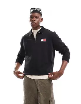 Tommy Jeans – черная толстовка на молнии