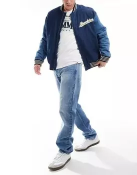 Tommy Jeans Ethan прямые джинсы свободного кроя средней стирки