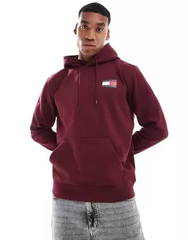 Tommy Jeans фиолетовое худи на шнурке с логотипом