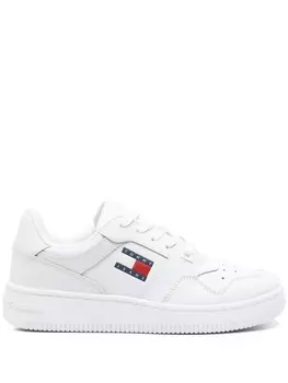 Кроссовки Tommy Jeans Retro Basket, белый/красный
