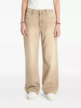 Tommy Jeans Mia Mr Расслабленные прямые джинсы, нейтральный