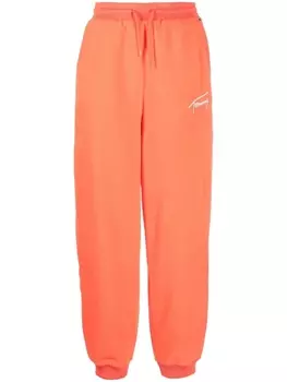 Tommy Jeans спортивные брюки с вышитым логотипом, оранжевый
