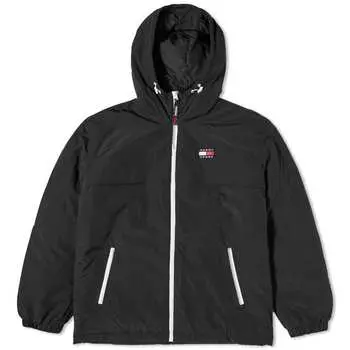 Tommy Jeans TJM Утепленная однотонная куртка Chicago, черный
