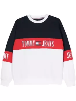 Tommy Jeans толстовка в стиле колор-блок, синий