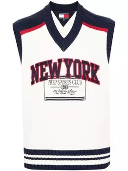 Tommy Jeans жилет Cricket, белый
