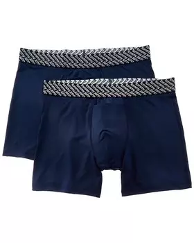 Tommy John 2pk Performance Basics Боксеры Трусы, синий