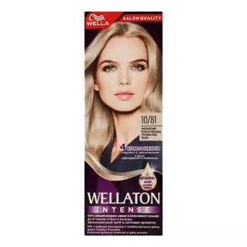 Тон краска для волос Wella, цвет 10/81 extra light ash blonde
