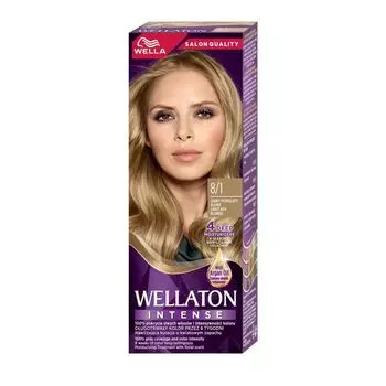 Тон краска для волос Wella, цвет 8/1 light ash blonde
