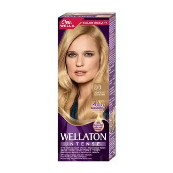 Тон краска для волос Wella, цвет 8/0 light blonde
