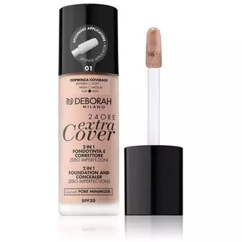 Тональная основа 24ore Extra Cover Base de Maquillaje Deborah Milano, 03