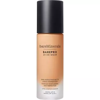 Тональная основа bareMinerals BAREPRO 24HR Wear Skin-Perfecting Matte Liquid Foundation Mineral SPF 20, Light 27 Neutral / 30 ml