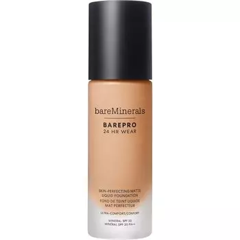 Тональная основа bareMinerals BAREPRO 24HR Wear Skin-Perfecting Matte Liquid Foundation Mineral SPF 20, Light 22 Warm / 30 ml