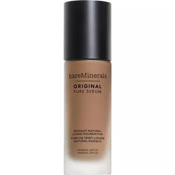 Тональная основа bareMinerals Pure Serum Radiant Natural Liquid Foundation Mineral SPF 20, Medium Deep Cool 4 / 30 ml